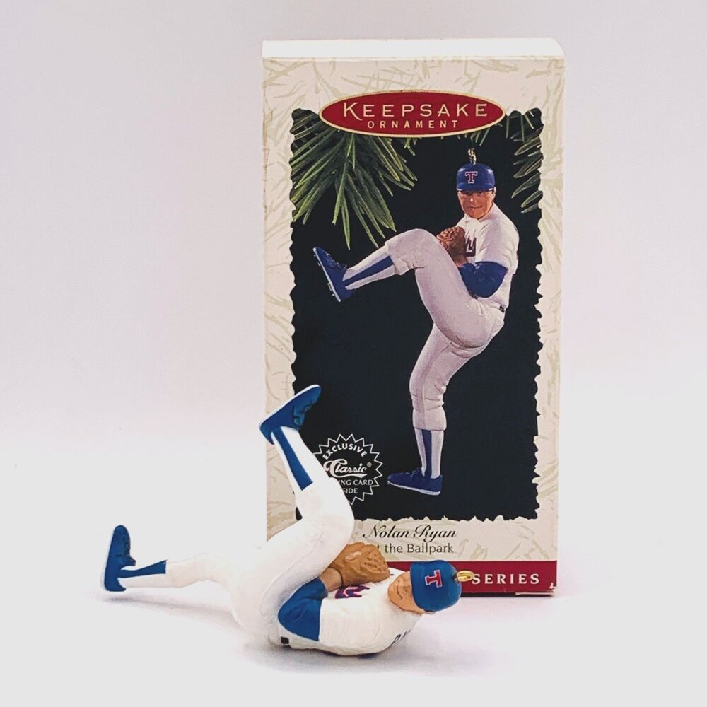 Nolan Ryan New York Mets 1996 MLB Baseball Hallmark Christmas Ornament